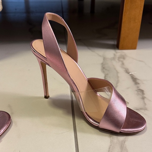 Pour La Victoire Shoes - Pour La Victoire Pink Strappy Heels